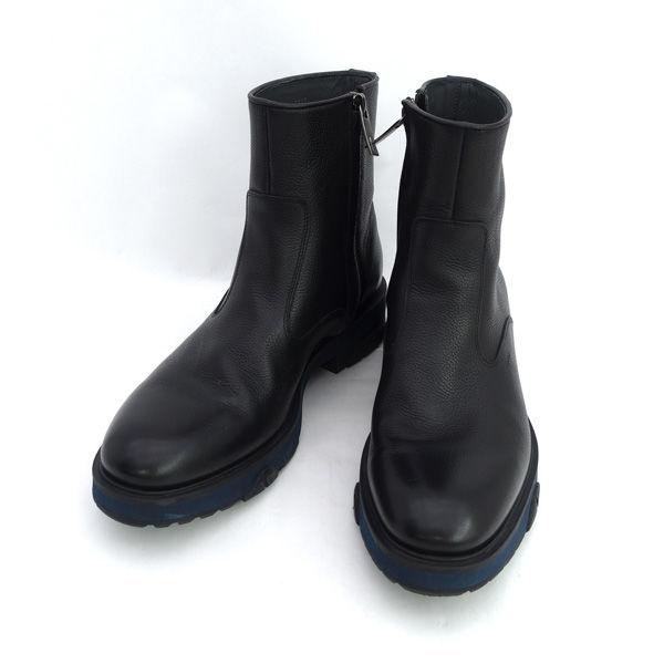 美品✨サルヴァトーレフェラガモ アンクルブーツブーツ サイドジップ 黒 27.5 FERRAGAMO（フェラガモ） Salvatore Ferragamo / サルヴァトーレ