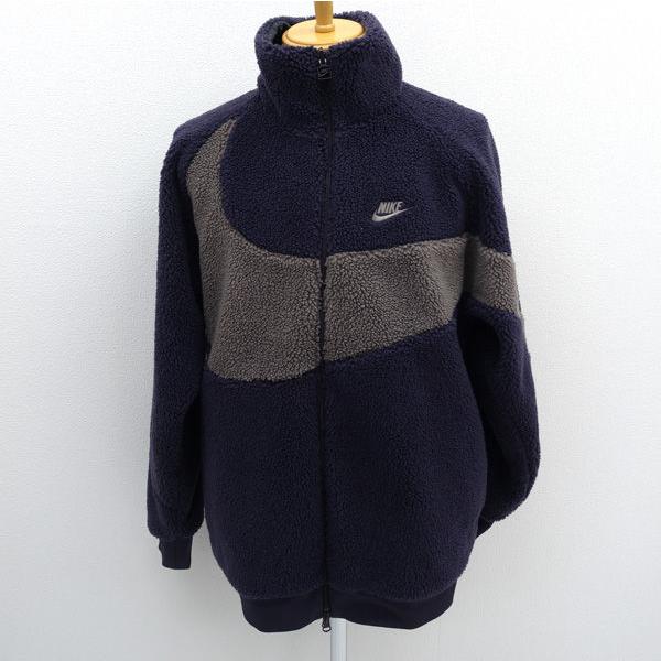 NIKE（ナイキ） リバーシブルボアジャケット/ブラック×パープル/サイズ