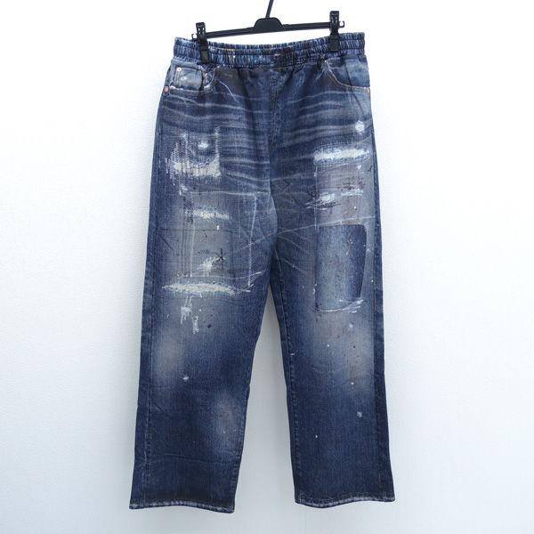 インディゴ　SAPEur Lot.5550XX SWEAT PANTS XL SAPEur サプール デニムスウェットパンツ/5550XX/インディゴ/サイズXL