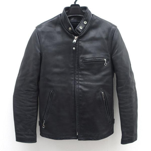 SCHOTT / ショット ◆ライダースジャケット/64109/牛革/ボアライナー付き/ブラック/34/Sサイズ 1-800-54-ARROW 【メンズ/MEN/男性/ボーイズ/紳士】 メンズファッション【中古】  [0220553919] Schott N.Y.C（ショット） SCHOTT / ショット ライダースジャケット