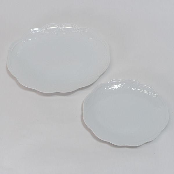 MIKIMOTO / ミキモト  ミキモト/オーバルプレート（大小2枚組） ギフト 中古