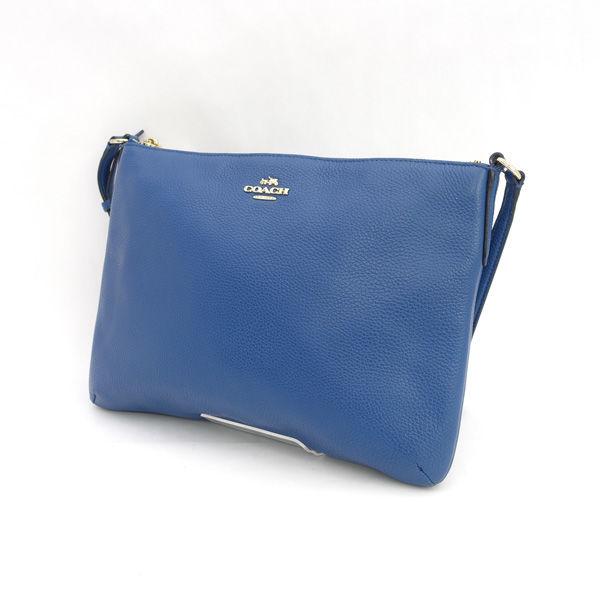 COACH（コーチ） ロゴ ショルダーバッグ クロスボディ 斜め掛け ブルー