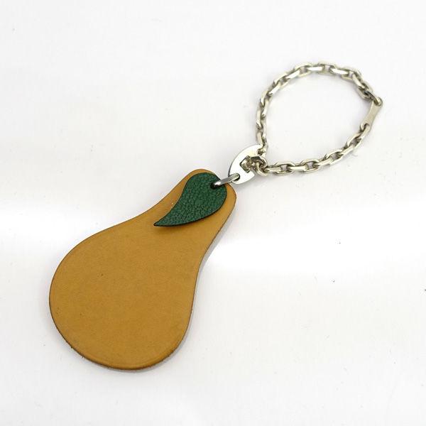 HERMES / エルメス ◆フルーツ 洋梨 ナシ バッグチャーム キーホルダー ブランド【中古】 [0220559460] HERMES（エルメス） フルーツ 洋梨 ナシ バッグチャーム キーホルダー