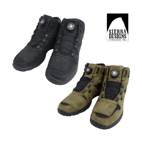 SIERRA DESIGNS シェラデザイン SD5011 ダイヤル式 SIERRA DESIGNS シエラデザインズ メンズ ダイヤル式 バイク対応ブーツ
