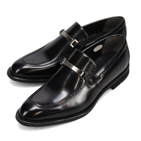 HIROKO KOSHINO HOMME ヒロコ コシノ メンズ エレガント ビット金具付きユーチップスリッポンドレスシューズ　HR8004 (nesh) (新品)