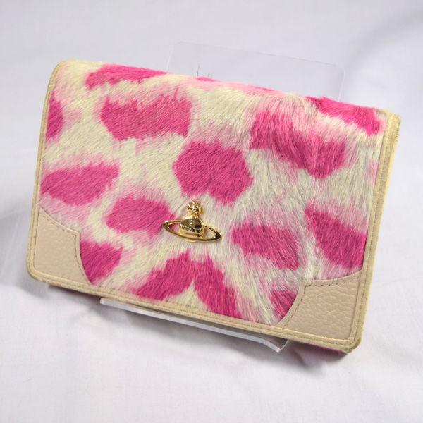 Vivienne Westwood ヴィヴィアンウエストウッド ハラコ 二つ折り財布 ピンクレオパード ブランド 中古 Archery 通販 Yahoo ショッピング