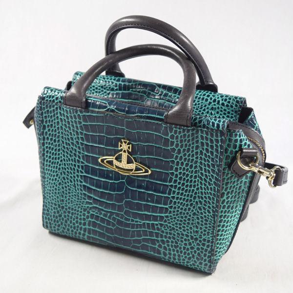 Vivienne Westwood ヴィヴィアンウエストウッド オーブ 2wayバッグ 型押し レザー 黒 緑 ブランド 中古 Archery 通販 Yahoo ショッピング