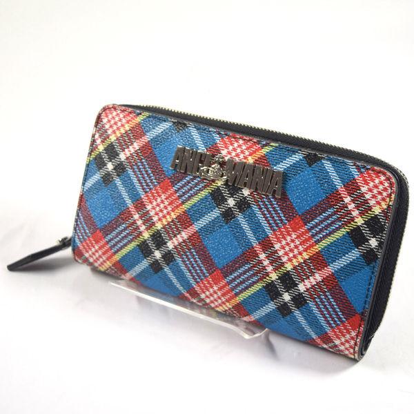 Vivienne Westwood Anglomania SHUKA TARTAN ラウンドファスナー長財布 
