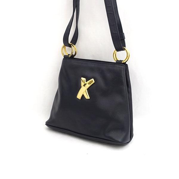 Paloma Picasso / パロマ ピカソ ■ショルダーバッグ  斜め掛け　ブラック　ゴールド ブランド【バック/鞄/カバン】 【中古】 Paloma Picasso / パロマ ピカソ ショルダーバッグ 斜め掛け ブラック