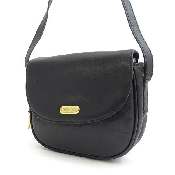 ゴールドファイル GOLD PFEIL ショルダーバッグ ブラック レザー GOLD PFEIL（ゴールドファイル） GOLD PFEIL / ゴールド ファイル