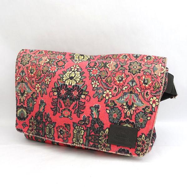 Vivienne Westwood / ヴィヴィアンウエストウッド ■メッセンジャー バッグ レッド ブラウン VW1【バッグ/バック/鞄】 【中古】 Vivienne Westwood（ヴィヴィアンウエストウッド） メッセンジャー