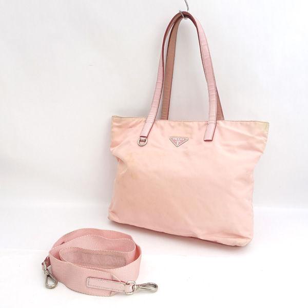 PRADA（プラダ） 2WAY バッグ サフィアーノ レザー ピンク 