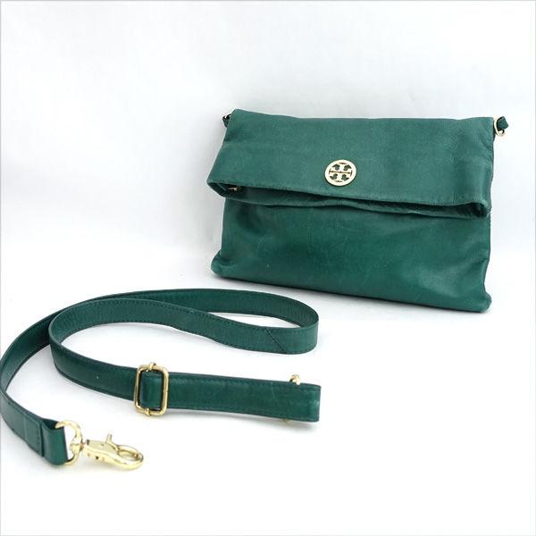TORY BURCH（トリーバーチ） ショルダーバッグ レザー グリーン 