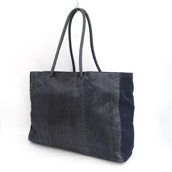 PRADA / プラダ ■トートバッグ バイソン ナイロン ブラック ギャランティ B4681 ブランド【バック/BAG/鞄/カバン】 【中古】 PRADA（プラダ） トートバッグ バイソン ナイロン ブラック