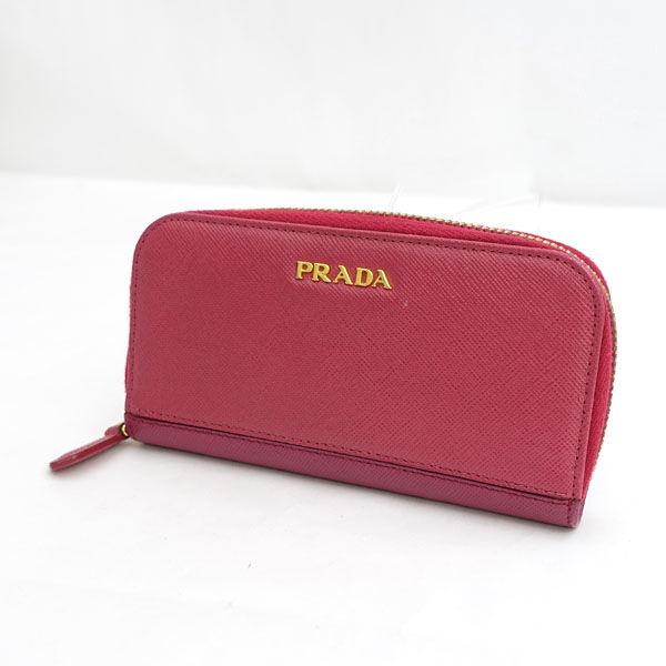 PRADA（プラダ） キーケース レザー 6連 ピンク ゴールド ケース付き