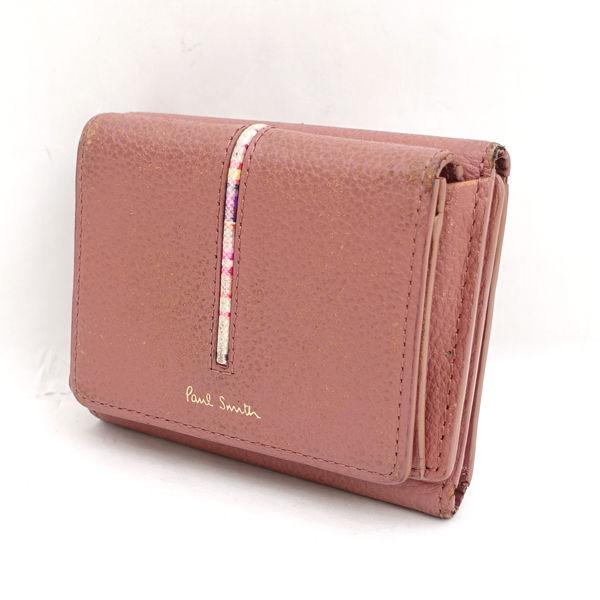 Paul Smith（ポール・スミス） コンパクト 財布 レザー ピンク