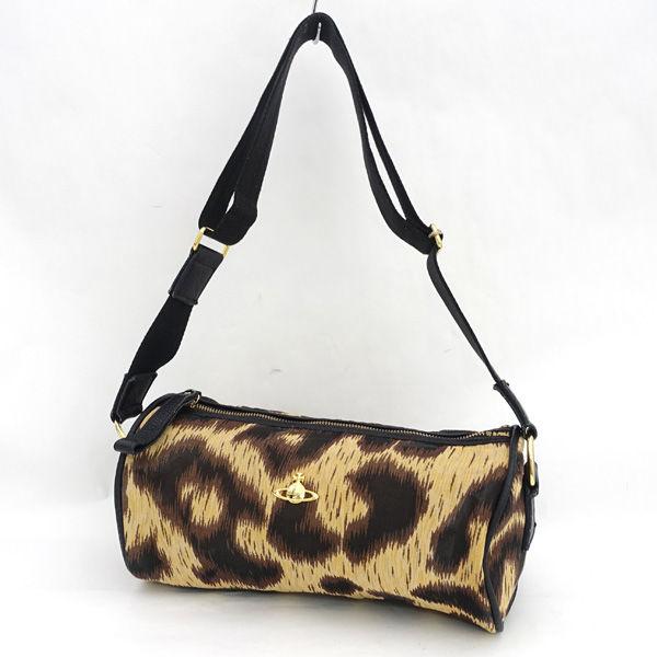 Vivienne Westwood / ヴィヴィアンウエストウッド ■ショルダーバッグ ORB ブラウン ベージュ ブラック キャンバス VW1【中古】 Vivienne Westwood（ヴィヴィアンウエストウッド） ショルダーバッグ