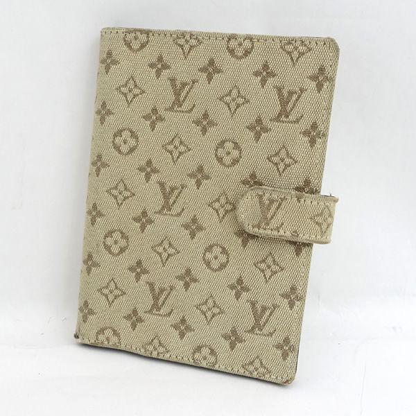 LOUIS VUITTON / ルイヴィトン 6穴手帳カバー モノグラムミニ ベージュ