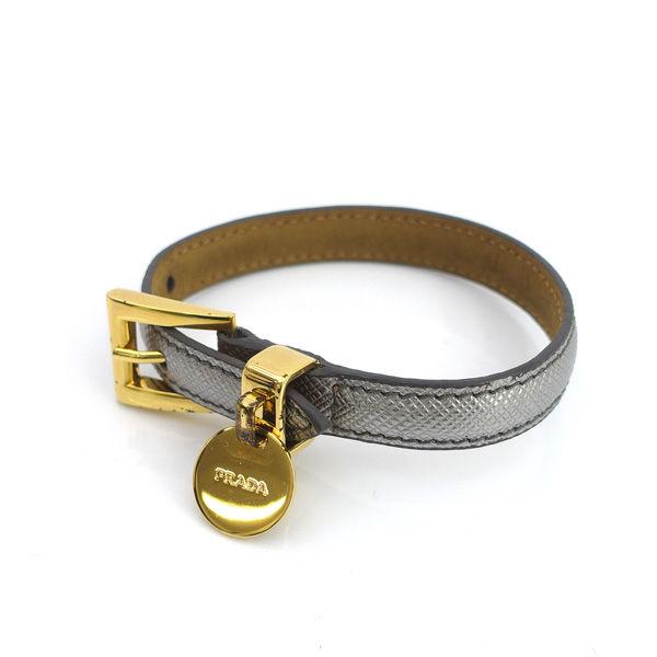 【本日限り割引】 PRADA SAFFIANO レザー バングル PRADA SAFFIANO レザー バングル