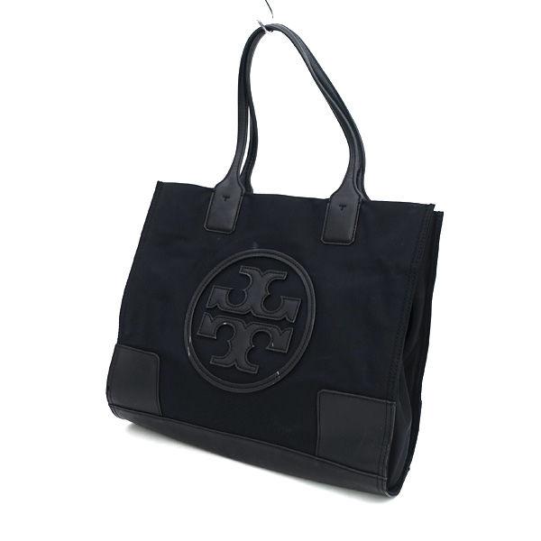 TORY BURCH（トリーバーチ） トートバッグ ナイロンレザー ブラック