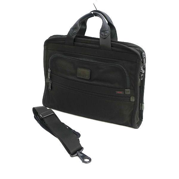 未使用✨TUMI スリム デラックス ポートフォリオ 2WAY バッグ 黒 現行 TUMI（トゥミ） ビジネスバッグ ショルダー スリムデラックス