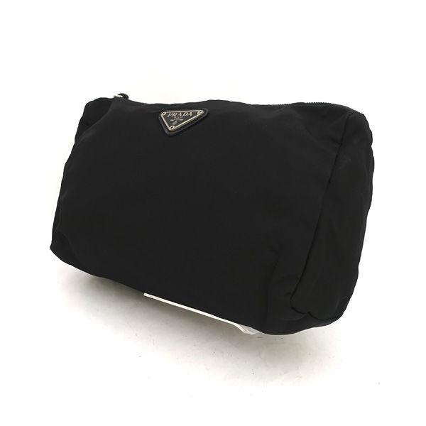 PRADA / プラダ ポーチ 小物入れ バッグ テスート ブラック MV11  