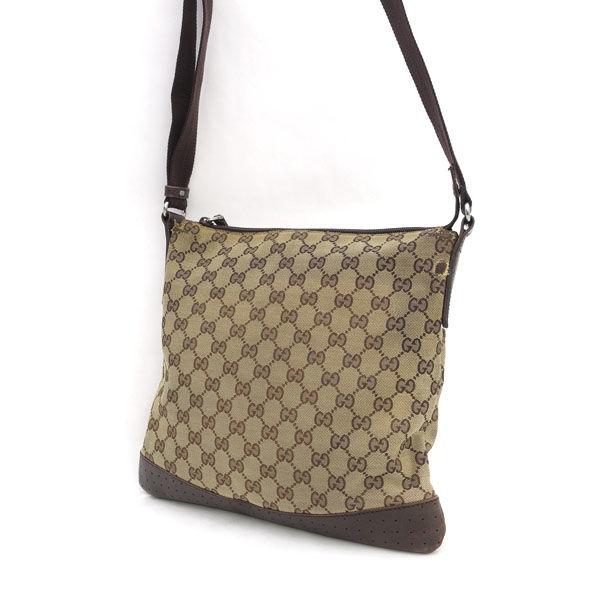 【極美品】GUCCI グッチ　ボディーバッグ　ショルダーバッグ　キャンバス　GG グッチ GUCCI クロスボディバッグ ショルダーバッグ GGキャンバス