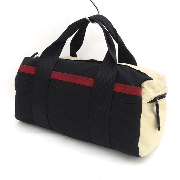 PRADA（プラダ） ミニボストン ハンドバッグ ナイロン ブラック