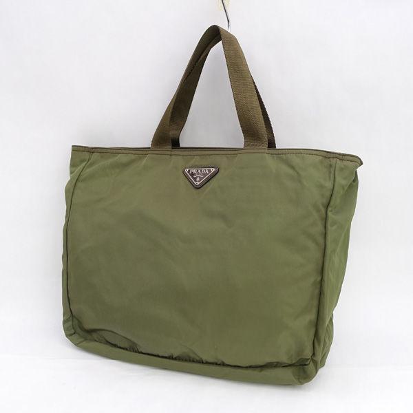 PRADA（プラダ） ハンドバッグ ナイロン オリーブ B7789F ブランド