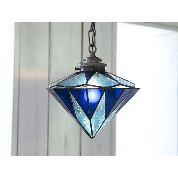 ペンダントライト おしゃれ ブルー 青 ステンドグラス ガラス アンティーク 天井照明 ダイヤ Sapphire サファイア 1灯 Buyee Buyee 일본 통신 판매 상품 옥션의 대리 입찰 대리 구매 서비스