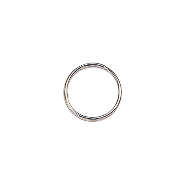 二重リング 中 No.17  200入 キーホルダー ストラップ パーツ キーリング 金具 2重カン ダブルリング マルカン 線径1.2ｍｍ 内径17mm 200個入 鉄ユニクロメッキ
