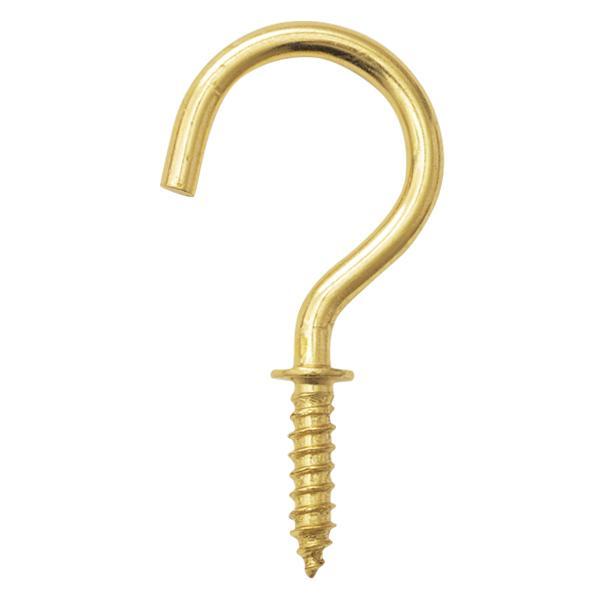 144ヶ入】真鍮洋灯吊 No32 吊り下げ金具 フック ネジ ネジ式フック 洋