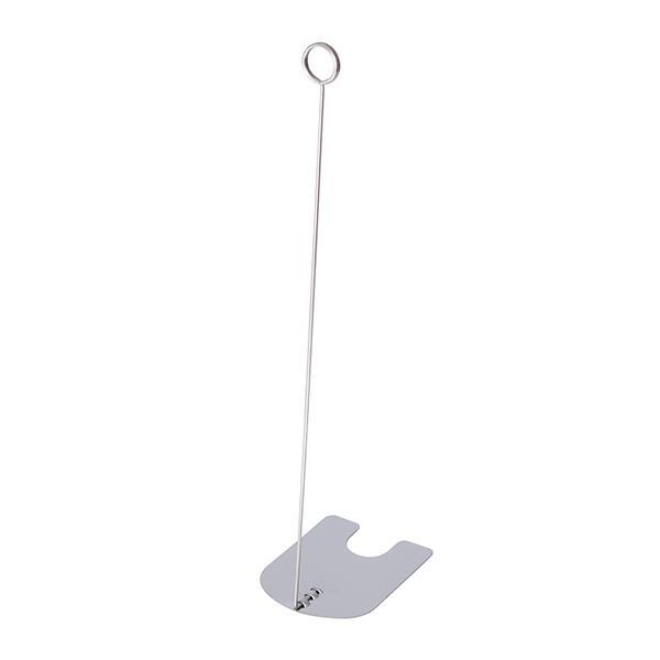 リングスタンド シルバー TO-30-S　｜ H300mm 店舗用品 販促 POP カード立て ポップスタンド クリップスタンド 価格表示 プライス リング 卓上 ステンレス