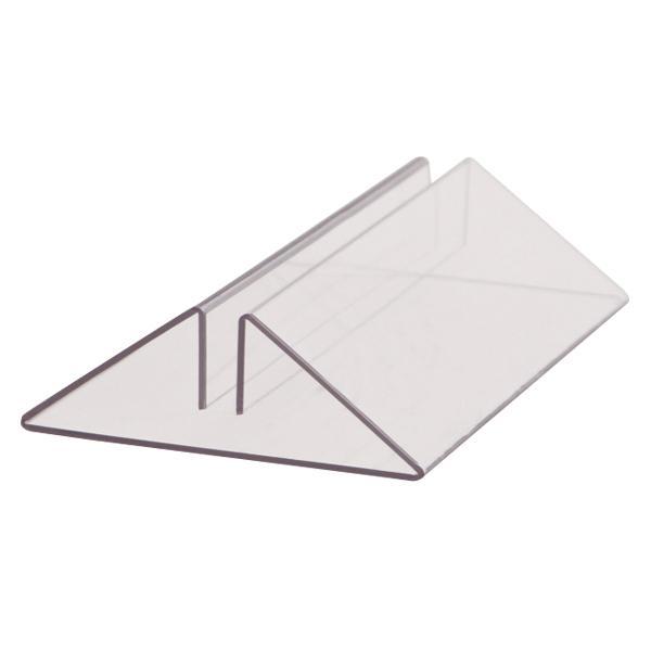 友屋 PETパネルスタンド クリア｜販促用品 ポップスタンド POPスタンド