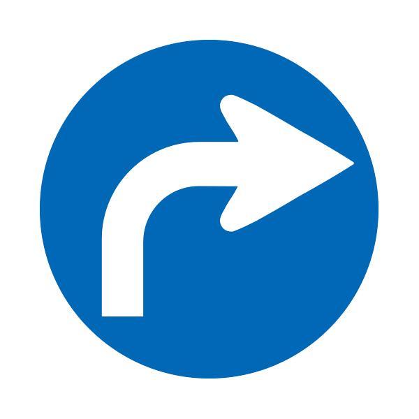 ■種別／R-80/右折　■面板サイズ／φ370・t=1mm＜面板は着脱可能＞　■入数／1枚　メーカー・委託先在庫のため在庫確認が必要な商品です。予期せぬ欠品・廃番の可能性がございます。