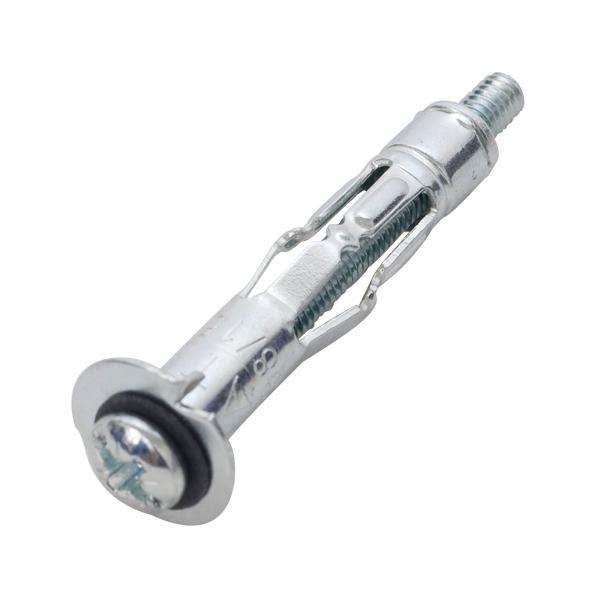 50本入】ボードアンカー W-409 中空壁用 石膏ボード用 天井用 M4 鍋頭