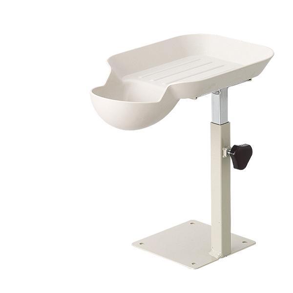 ■サイズ／W135×D213×H180〜300mm　■ベース／100×100mm　■ベース穴／Φ5mm　■素材／スチール、プラスチック　■カラー／アイボリー　■備考／○レジの左右どちらでも使用できます　○ご使用中のぐらつきが気になる場合はベ...