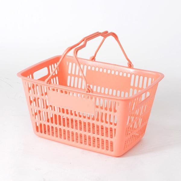 BIG1 ショッピングバスケット パステルピンク 容量31L 買い物かご