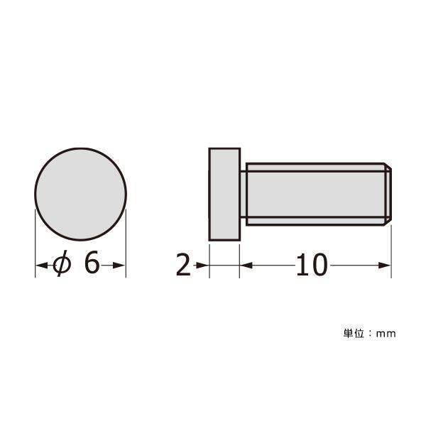 ■種別／SCP-AB050　■サイズ／φ6-2-10ボルト　メーカー・委託先在庫のため在庫確認が必要な商品です。予期せぬ欠品・廃番の可能性がございます。