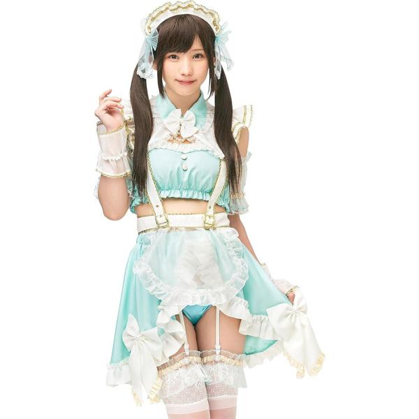 クリアストーン Clearstone コスプレ メイド服 20周年 アニバーサリーメイド セパレート レディース フリーサイズ ミントグリーン[anniversary-separate]