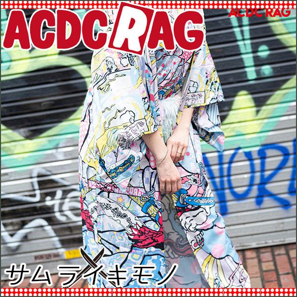 Acdc Rag エーシーディーシーラグ サムライ キモノ 浴衣 着物 羽織 侍 浮世絵 和柄 原宿系 パンク ロック パステル ゆめかわいい Jr 333 B Selectshop Bloom 通販 Yahoo ショッピング