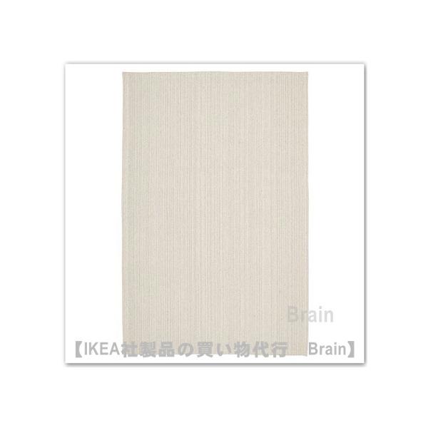 ＩＫＥＡ/イケア　TIPHEDE/ティプヘデ　ラグ 平織り120x180 cm　ナチュラル/ブラック（004.567.59）