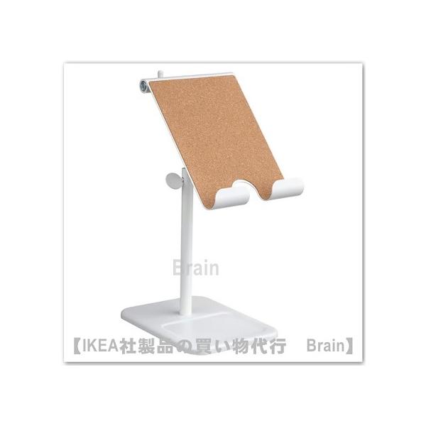 ■カラー：ホワイト■商品の大きさ奥行き: 16 cm高さ: 32 cm幅: 12 cm■主な特徴- ホルダーの高さを、20-32cmの間で調節できるうえに、角度も調節可能なため、人間工学的に優れた作業環境をつくれます- 表面にコルクを使用し...