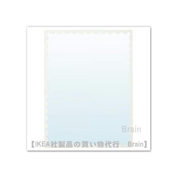 ■カラー：ホワイト■商品の大きさ高さ: 40 cm幅: 30 cm■主な特徴- ミラーを使って家をデコレーションすれば、おしゃれに光を拡散できるだけでなく、部屋に奥行きが生まれ、活気ある雰囲気をつくれます- 両面テープで壁に貼り付けるだけ-...