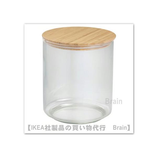 ■カラー：クリアガラス/竹■商品の大きさ高さ: 17 cm直径: 15 cm容量: 2.3 l■主な特徴- パスタ、米、オートミールなどの乾燥食品をたっぷり収納できる特大サイズ（2.3L）- 温かみのある生き生きとした雰囲気をプラスする竹の...
