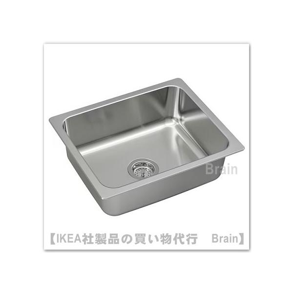 イケア（IKEA） HILLESJON/ヒッレショーン はめ込み式シンク 1ボウル