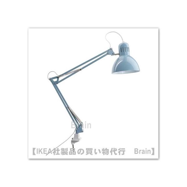 イケア（IKEA） TERTIAL/テルティアル ワークランプ ライトブルー