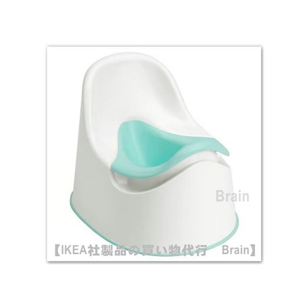 ■カラー：ホワイト/ターコイズ■商品の大きさ長さ: 36 cm幅: 27 cm高さ: 28 cm■主な特徴- このおまるは、小さなお子さまが快適に座れる丸みを帯びた形なので、オムツからおまるへの移行がスムーズです- インサートを取り外せるの...