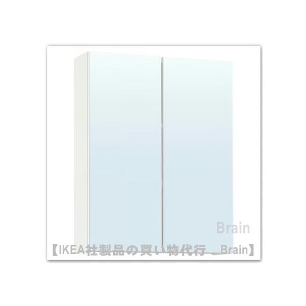 ＩＫＥＡ/イケア ENHET/エーンヘート ミラーキャビネット 扉付60x17x75 cm ホワイト（206.230.45/20623045）