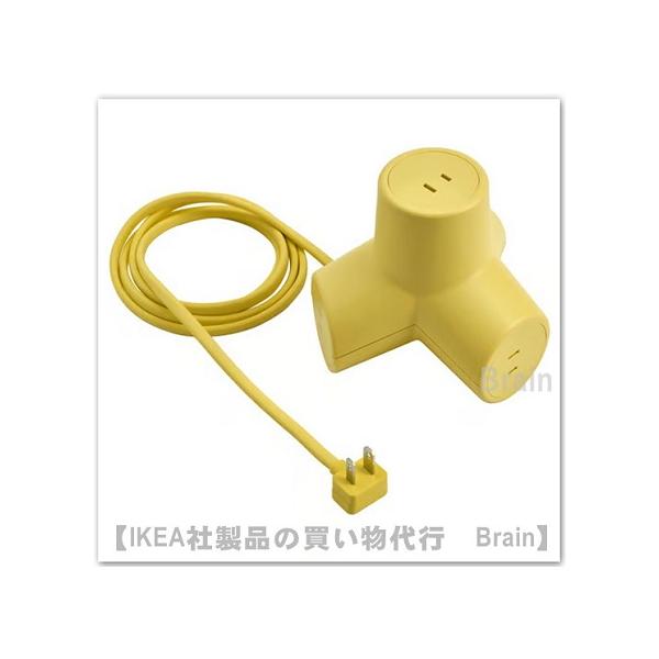 ■カラー：イエロー■商品の大きさ高さ: 12.3 cm長さ: 14.4 cm幅: 12.5 cmコードの長さ: 1.8 m■主な特徴- 角度が付いた形のため、接続するプラグがお互いを邪魔しないので、いつでも同時に最大4個までの機器に電源を供...